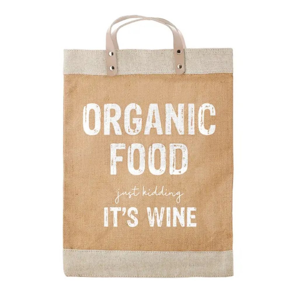 Organic Food Tote, Or Wine